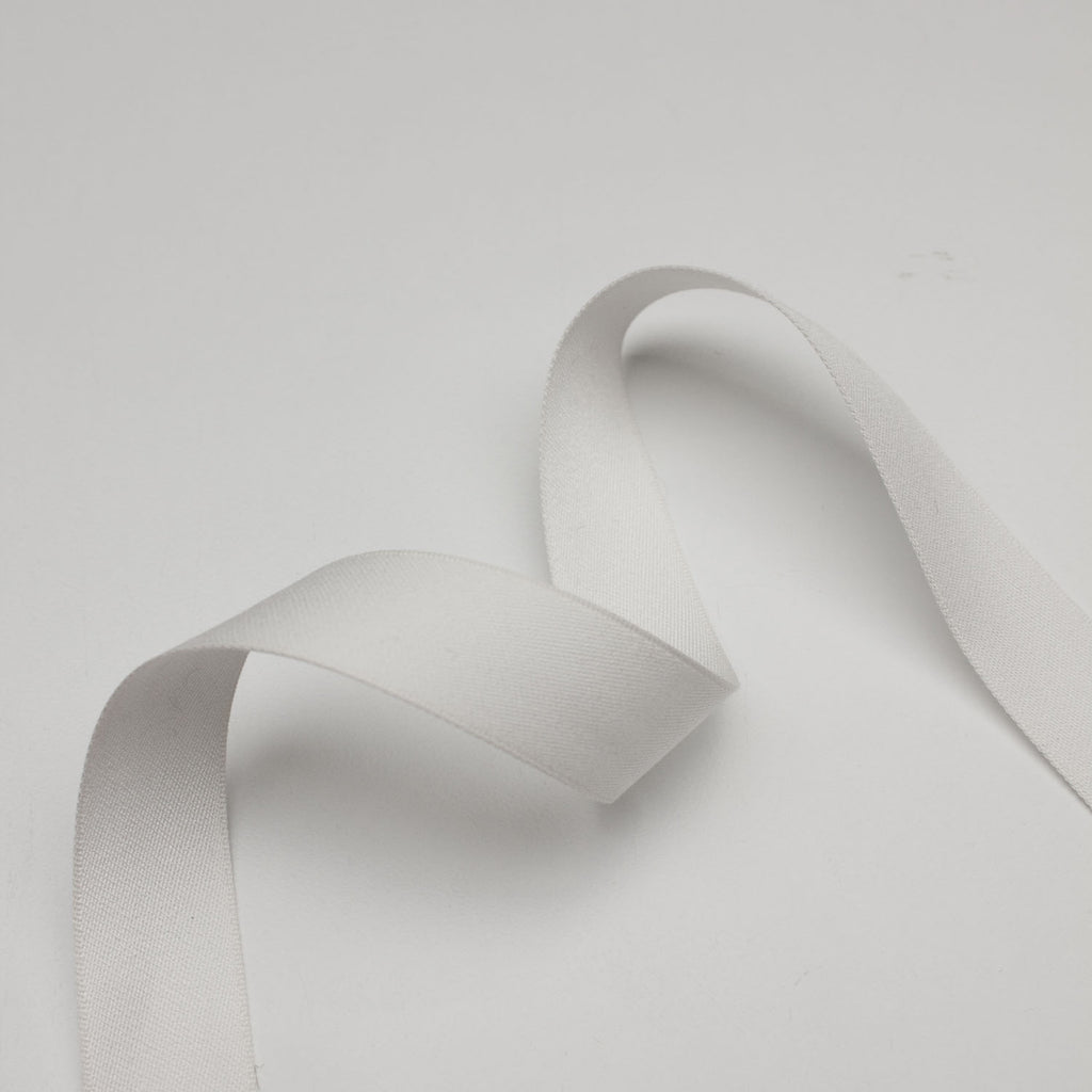 Off White Cotton Ribbon 20mm