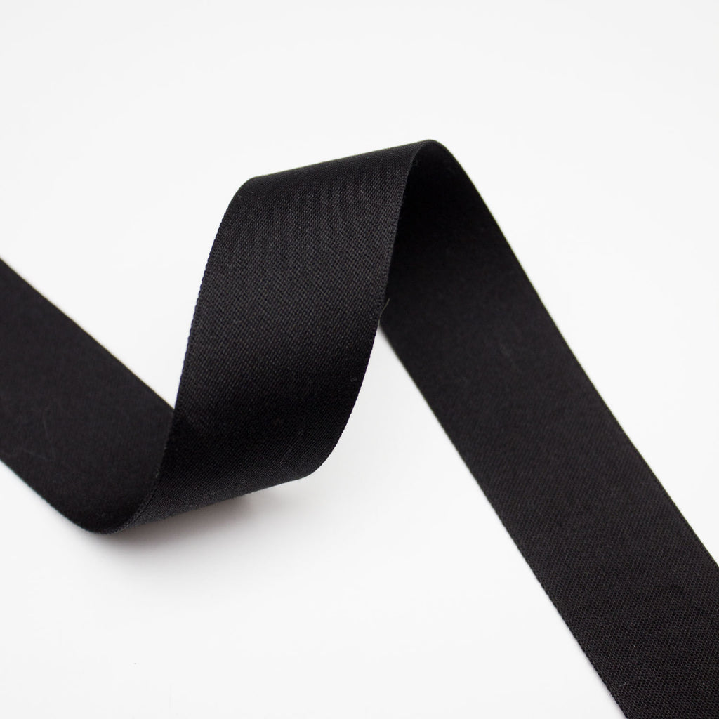Black Cotton Ribbon 30mm