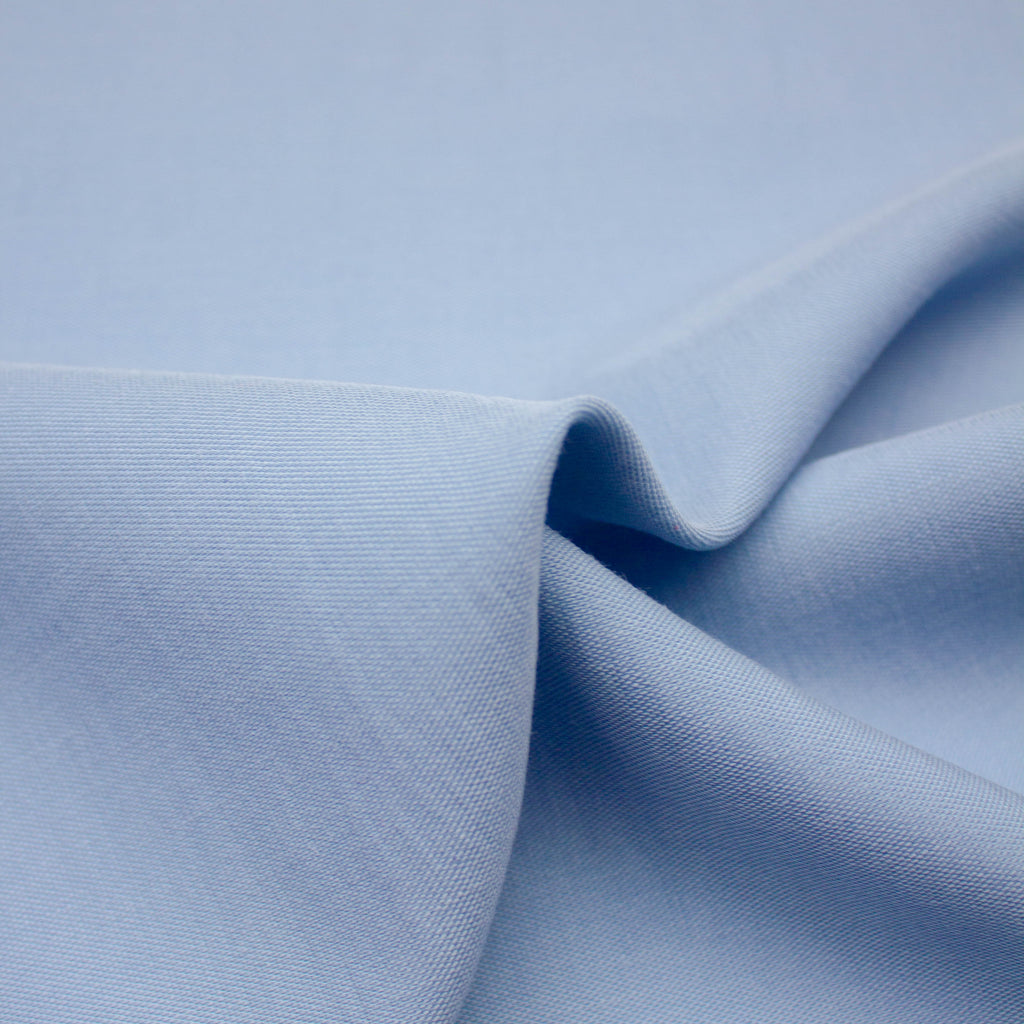 Dries Light Blue Viscose Polyester Blend