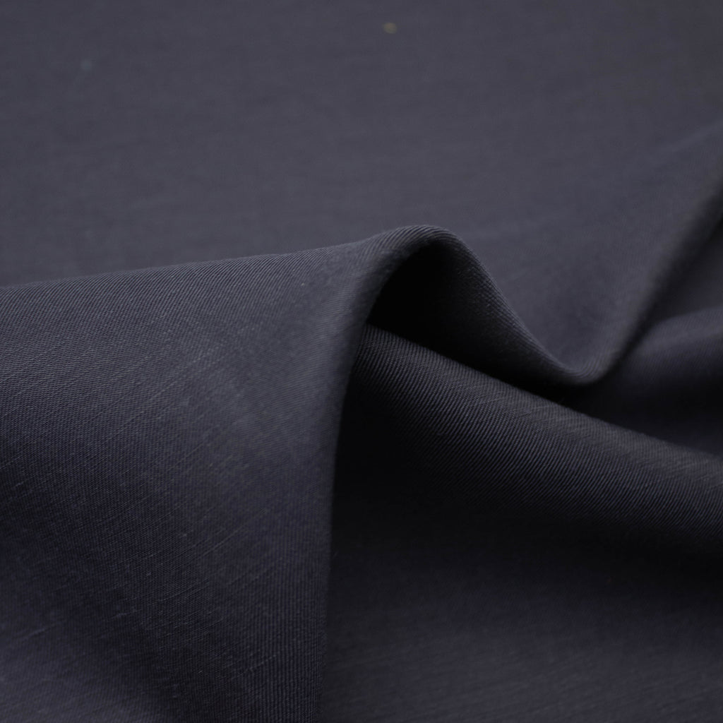 Hayli Dark Blue Viscose Blend SHOWROOM SAMPLE 34CM X 60CM