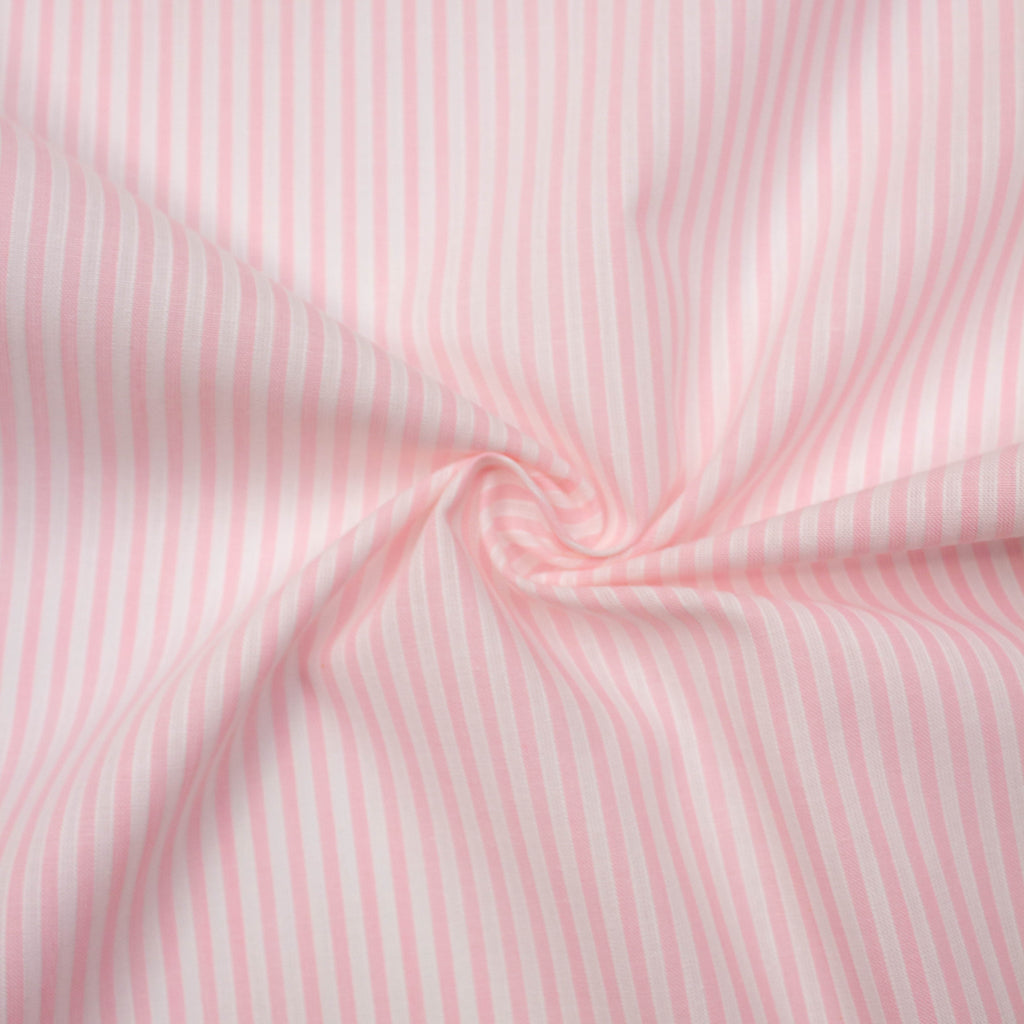 Pia Light Pink Striped Cotton
