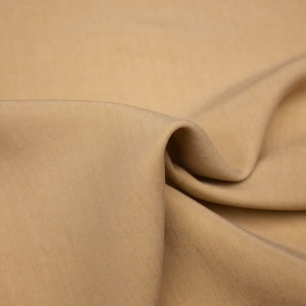 Coudy Sand Viscose Blend Twill