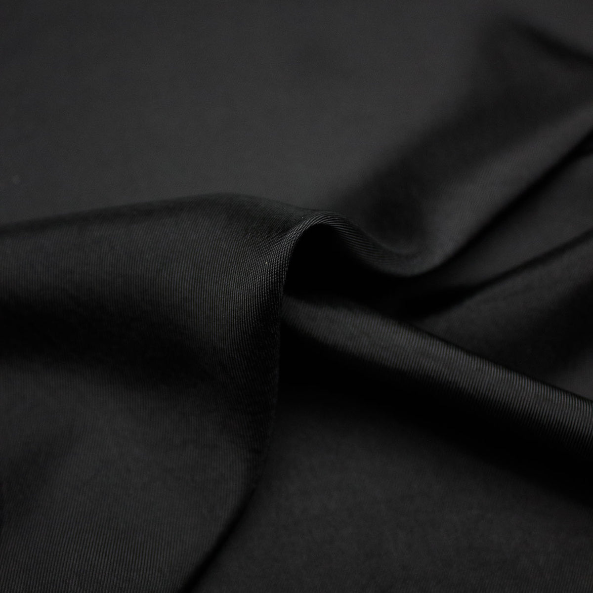 Tayden Black Polyester Satin | THE FABRIC SALES