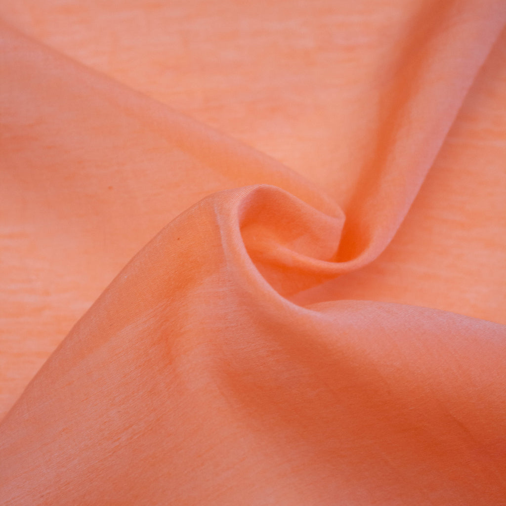 Soha Orange Cotton Voile SHOWROOM SAMPLE 34CM X 60CM