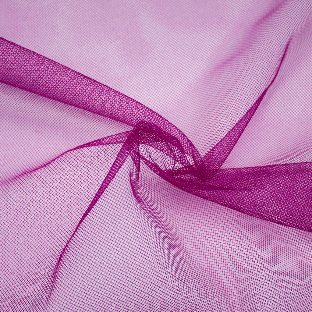 Polyester Tulle Polyester Tulle Fabric | Purple | Deadstock Fabric | THE FABRIC SALES