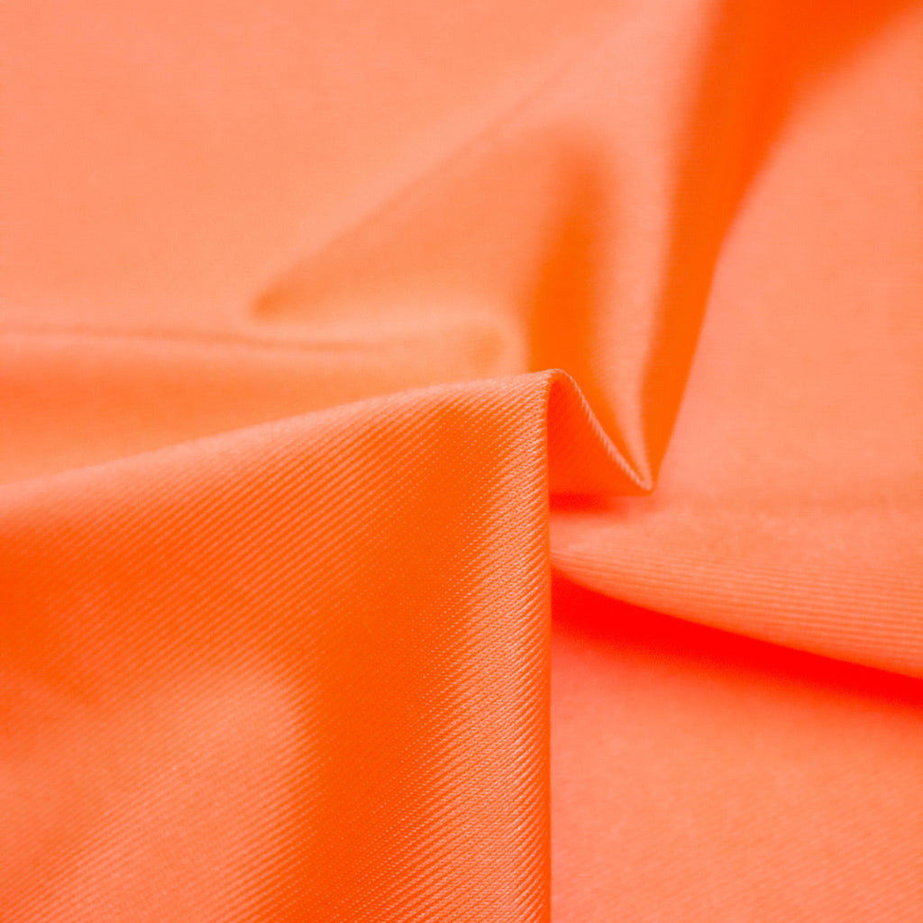 Tariss Neon Orange Polyester Knit