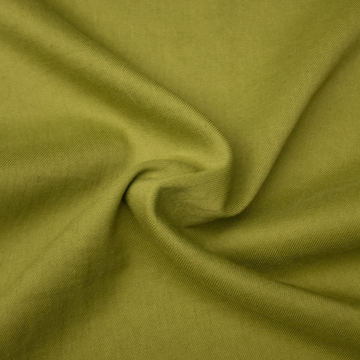 Joey Mustard Green Virgin Wool Twill SHOWROOM SAMPLE 34CM X 60CM | THE ...