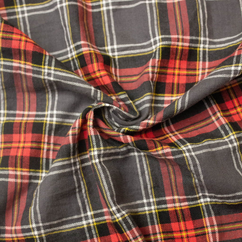 Multicolour Checked Pattern Petrick Multicolour Check Cotton Blend Fabric | THE FABRIC SALES