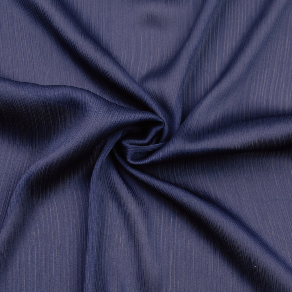Cady Navy Textured Polyester
