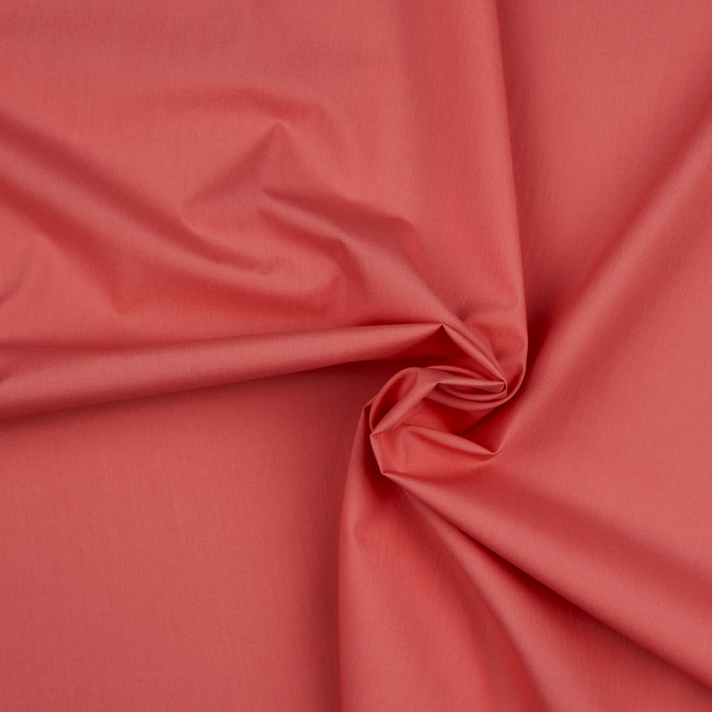 Mona Watermelon Pink Cotton Poplin SHOWROOM SAMPLE 34CM X 60CM
